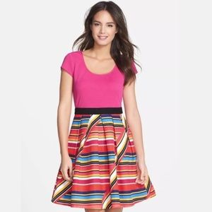 Plenty by Tracy Reese Zoe Dress Stripe Fit Flare